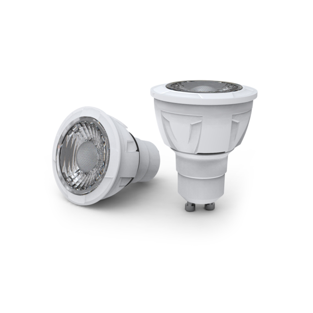 COB-GU10-5W-رنگی لامپ هالوژن پایه استارتی S.P.N LEDGU10/5W - Image 1