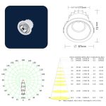 چراغ کاپخور توکار S.P.N D020286-7W - Image 6